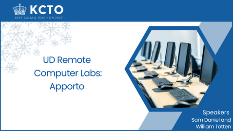 Thumbnail for UD Remote Computer Labs - Apporto