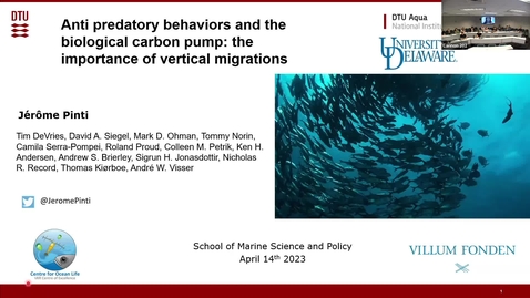 Thumbnail for entry Jerome Pinti - SMSP Spring Seminar Series 2023