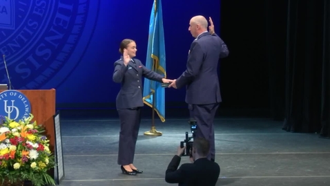 Thumbnail for entry 2022 University of Delaware Air Force ROTC Commissioning Ceremony