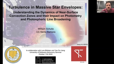 Thumbnail for Astroseminar 11Oct22 - William Schultz