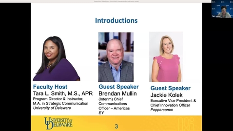 Thumbnail for Inside the Industry with EY's Interim Chief Communications Officer, Americas and Peppercomm's EVP and Chief Innovation Officer