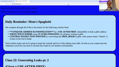 Thumbnail for UAF to generate leaks pt 2