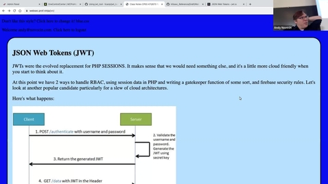 Thumbnail for JWTs (JSON Web Tokens) and exploits