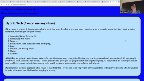 Thumbnail for Hybrid Apps (Web to Mobile and vice versa)