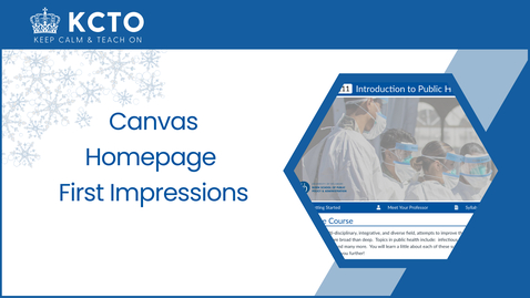 Thumbnail for Canvas Homepage First Impressions