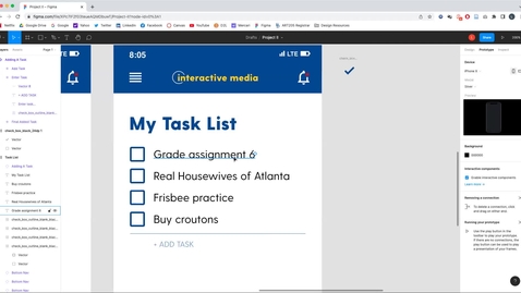 Thumbnail for Figma Demo: Checking Off or Unchecking Tasks