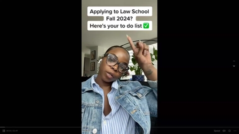 Thumbnail for entry Law School Timeline tiktok