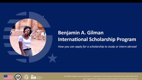 Thumbnail for Gilman Scholarship Overview
