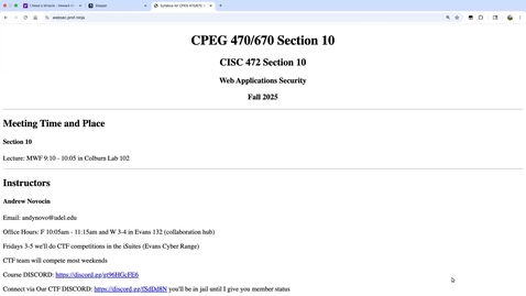 Thumbnail for Web App Sec in 2025