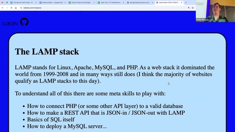 Thumbnail for PHP, htaccess, connecting to SQL