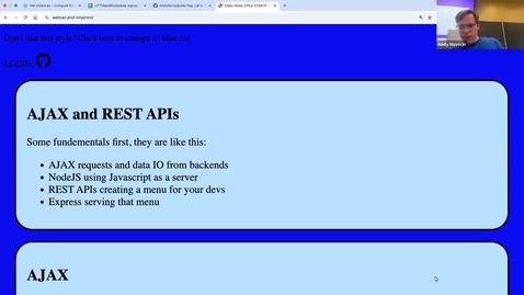 Thumbnail for NodeJS and Web Servers