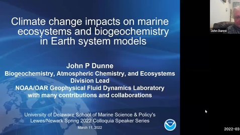 Thumbnail for entry SMSP Spring 2022 Colloquia Speaker Series - Dr. John P. Dunne