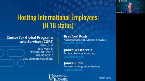 Thumbnail for CGPS | Hosting International Employees (H-1B Status)