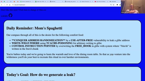 Thumbnail for Heap: Generating leaks (and beginning of the tale of the 5 bins)