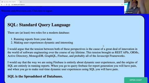 Thumbnail for Intro to SQL from Cyber Perspective