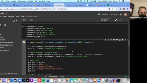 Thumbnail for Sonification in python 101 - Riley FASTLab