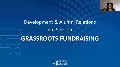 Thumbnail for 2025 Recording of DAR Info Session: Grassroots Fundraising