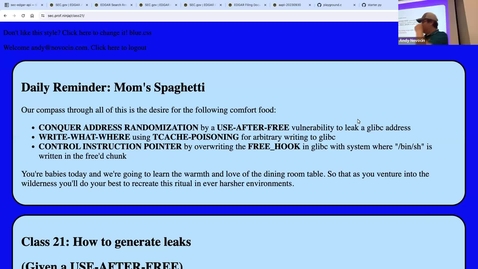 Thumbnail for UAF to generate leaks pt 1