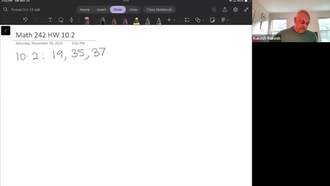 Thumbnail for Math 242 HW 10.2