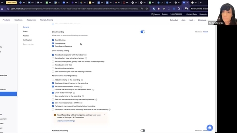 Thumbnail for Record active speaker with shared screen