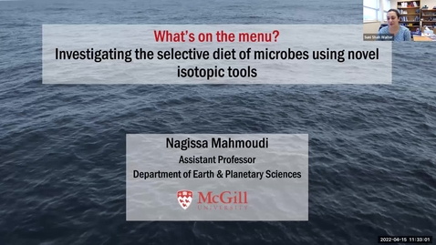 Thumbnail for SMSP Spring 2022 Colloquia Speaker Series - Dr. Nagissa Mahmoudi
