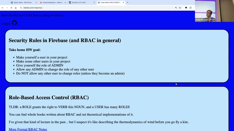 Thumbnail for RBAC and Firebase Security Rules