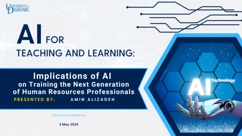 Thumbnail for AI Seminar: Implications of AI on Training the Next Generation of Healthcare Workers and Business Leaders