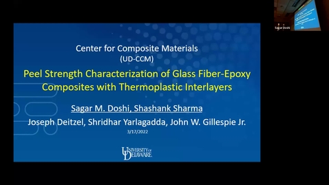 Thumbnail for March 17th - Research Reviews, Session 2: Environmental Durability of Composites used in Ground Vehicles