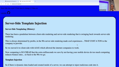 Thumbnail for Server-Side Template Injection and Reverse Shells