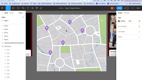 Thumbnail for Figma Demo: Oversized Map with Interactions