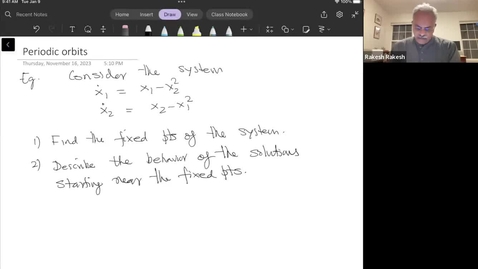 Thumbnail for Poincare-Bendixson theorem, Math 503, Fall 2023