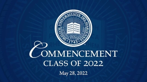 Thumbnail for 2022 University of Delaware Commencement Ceremony