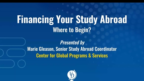 Thumbnail for entry Before You Explore: Financing Study Abroad