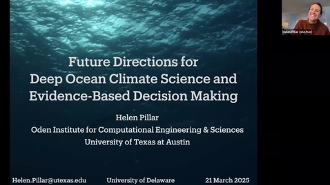 Thumbnail for Helen Pillar - SMSP Spring Seminar Series 2025