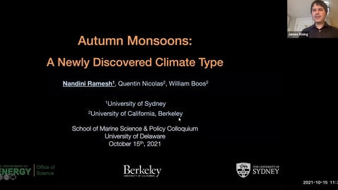 Thumbnail for SMSP Fall 2021 Colloquia Speaker Series - Dr. Nandini Ramesh