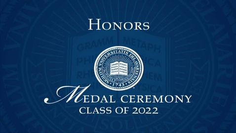 Thumbnail for entry 2022 Honors College Medal Ceremony