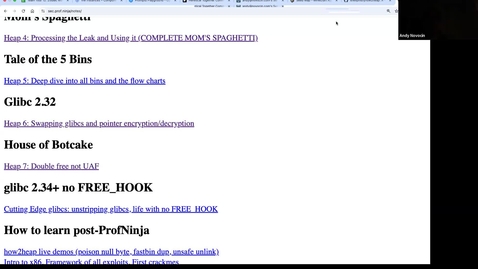 Thumbnail for Heap Research via how2heap