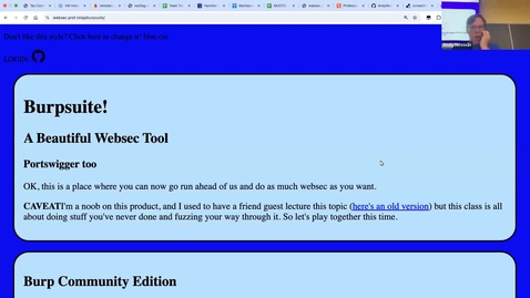 Thumbnail for Burpsuite and Portswigger
