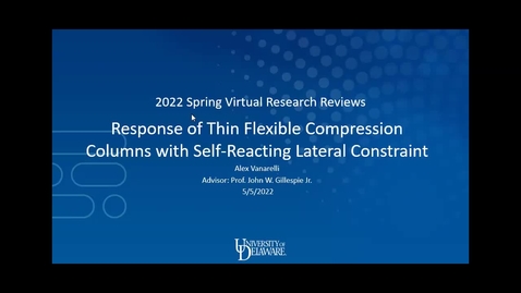 Thumbnail for May 5th - Session 8: Applications of Composites in Orthotics; Additive manufacturing of Composites