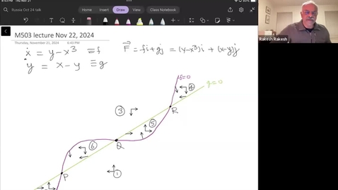 Thumbnail for Math 503 Lecture Friday, Nov 22, 2024