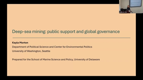 Thumbnail for Kayla Morton - SMSP Spring Seminar Series 2026