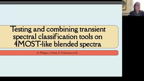 Thumbnail for Ally presenting Milligan+25