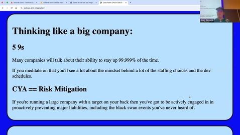 Thumbnail for Big Picture Cyber and This Class