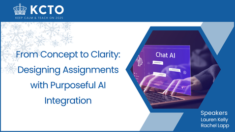 Thumbnail for From Concept to Clarity: Designing Assignments with Purposeful AI Integration