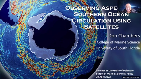 Thumbnail for entry SMSP Spring 2022 Colloquia Speaker Series - Dr. Don Chambers