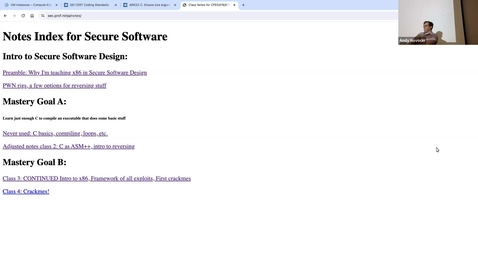 Thumbnail for More basic x86 and reversing C