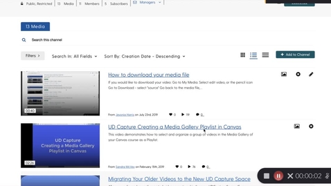 Thumbnail for UD Capture Space: How to download my video