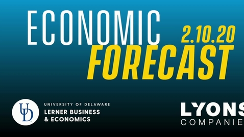 Thumbnail for 2020 CEEE Lyons Economic Forecast.mp4