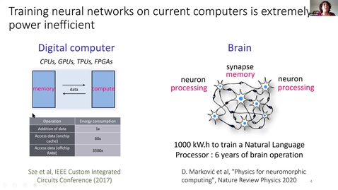 Thumbnail for entry Physics for neuromorphic computing | Julie Grollier Nanodevices for bio-inspired computing 2021/3/17 