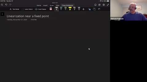 Thumbnail for Linearization near a fixed point I